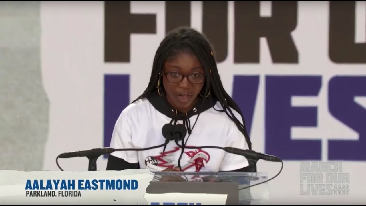 Aalayah Eastmond Speaks at March for Our Lives - 