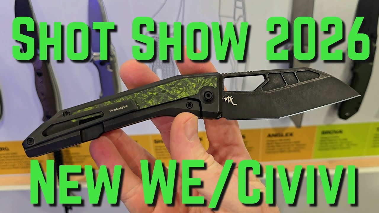 NEW PROTOTYPES from WE/Civivi Knives!!! Shot Show 2026!!! #new #shotshow #2026 #edc 