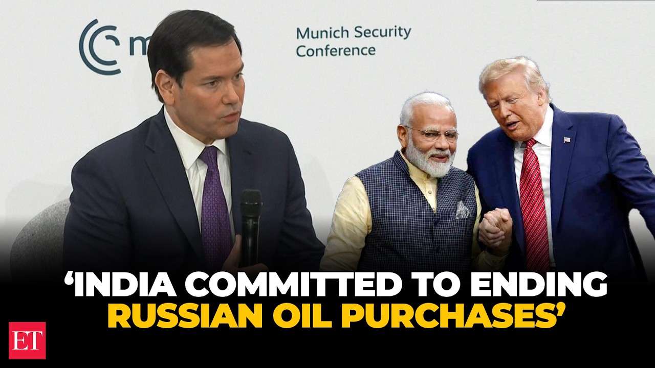 'Got India's commitment to stop buying Russian oil,' claims Marco Rubio at Munich conference