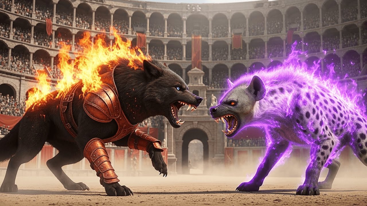 Joker’s Revenge: Assassin Black Wolf vs. Giant Hyena | The Ultimate Arena Battle