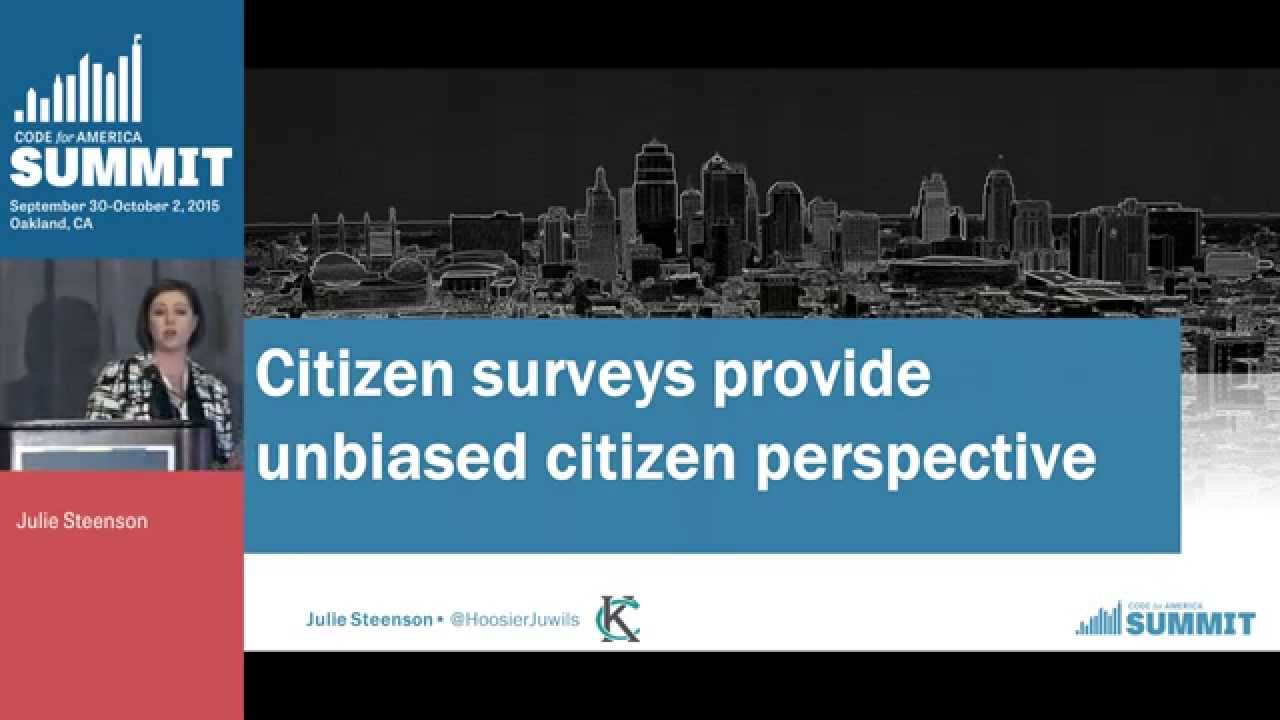 Putting Citizen Surveys To Work