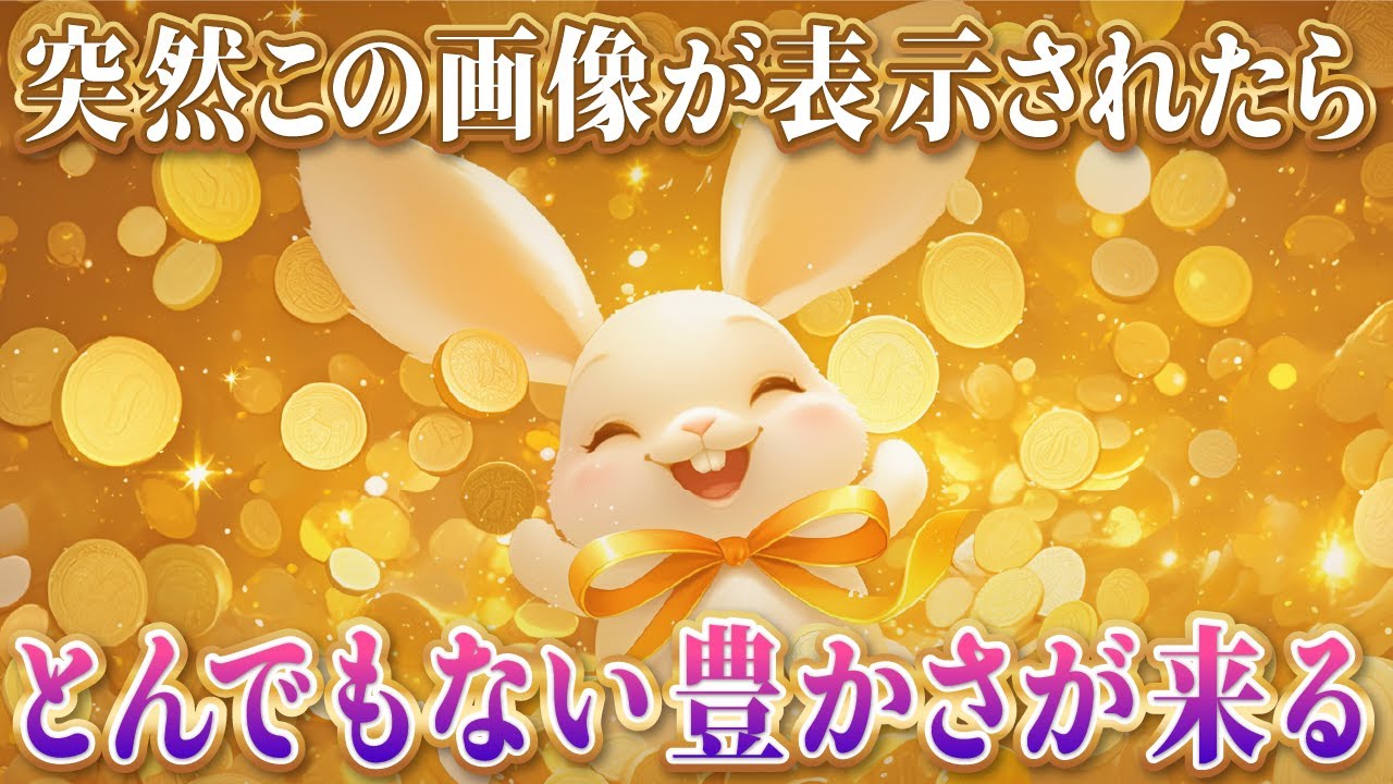【突然この動画が表示されたら】とんでもない豊かさがやってきます。喜びが溢れる幸運の周波数417Hz