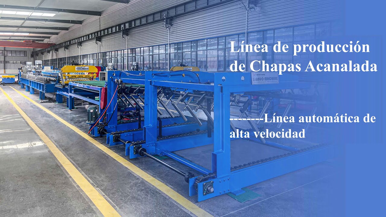 Línea de producción de Chapas Acanalada