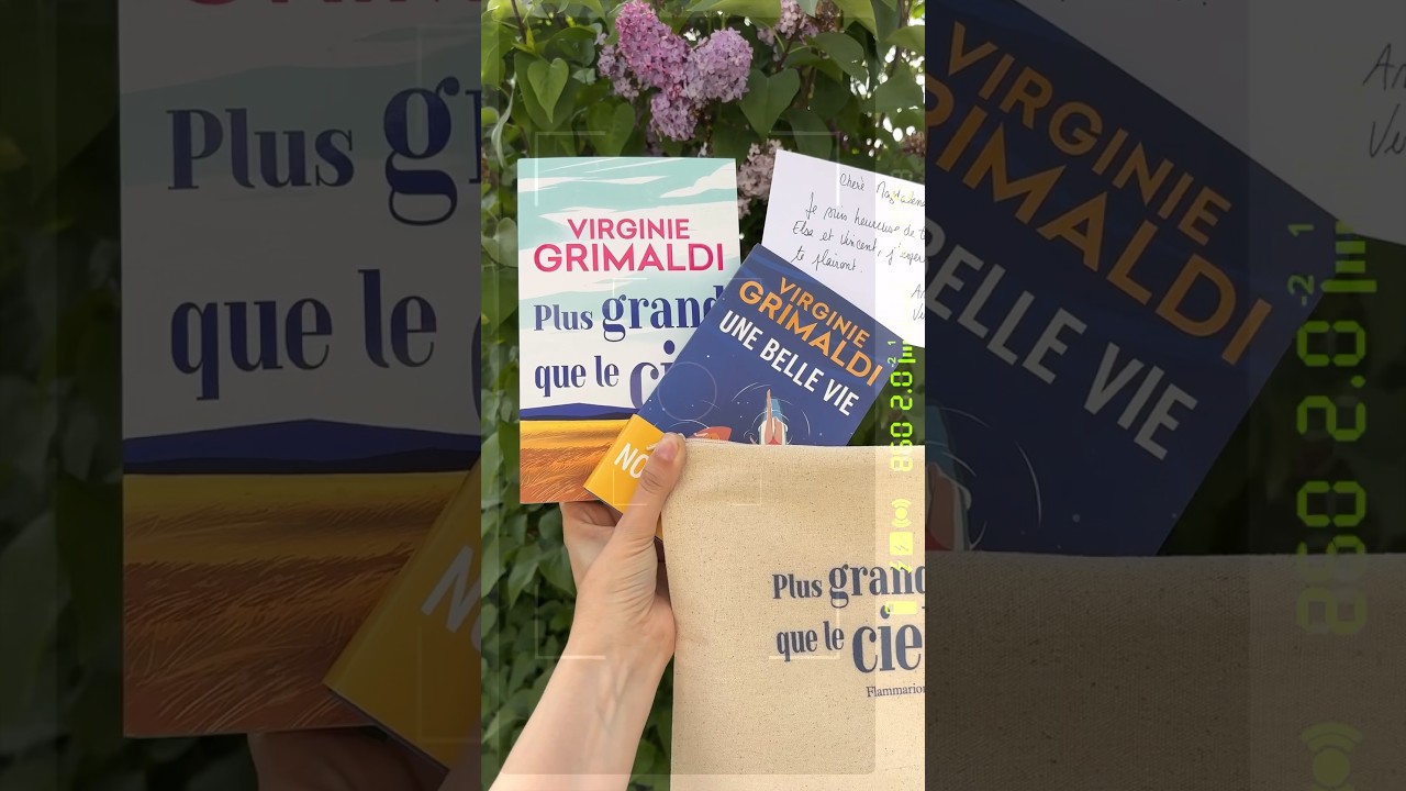 Box Virginie Grimaldi ! Merci Flammarion et Livre de Poche ! #booktube #vloglecture