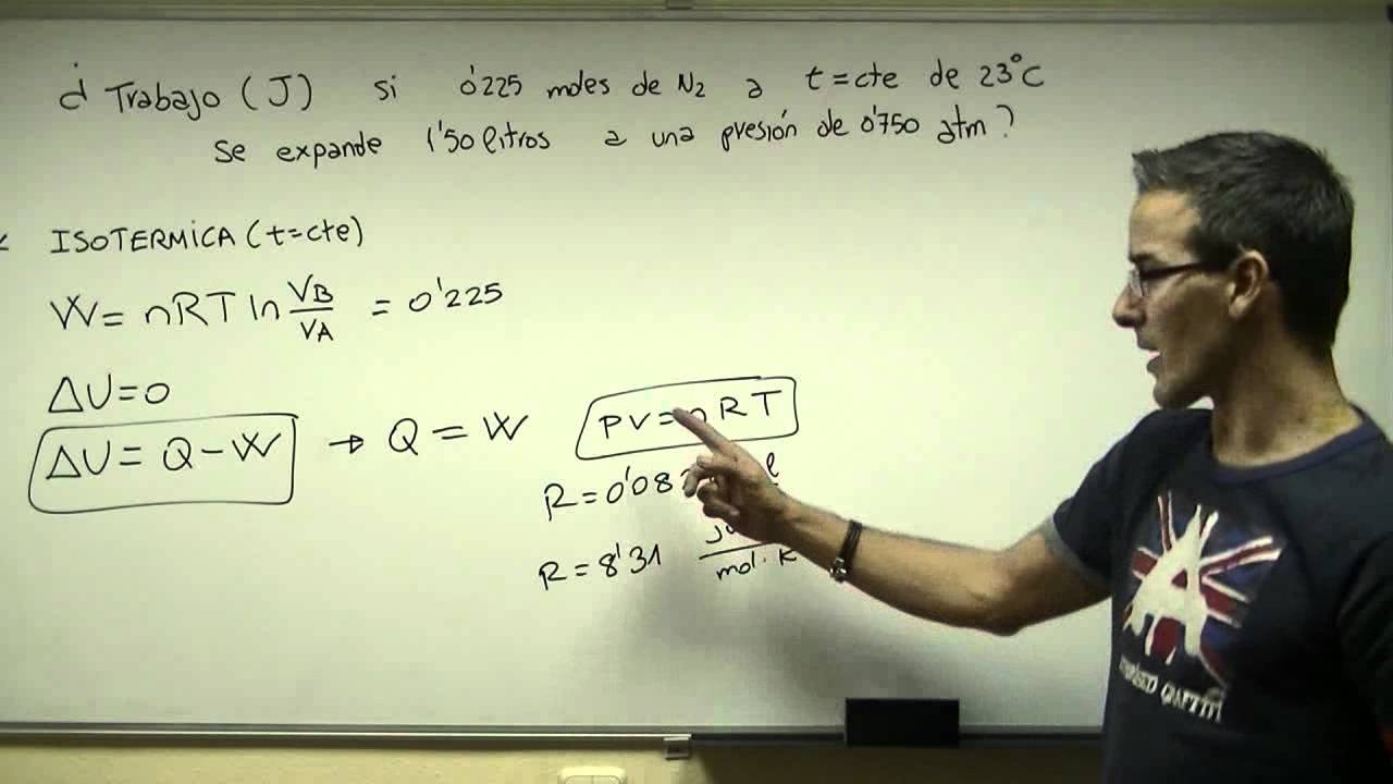 Transformacion ISOTERMICA termodinamica TECNOLOGIA