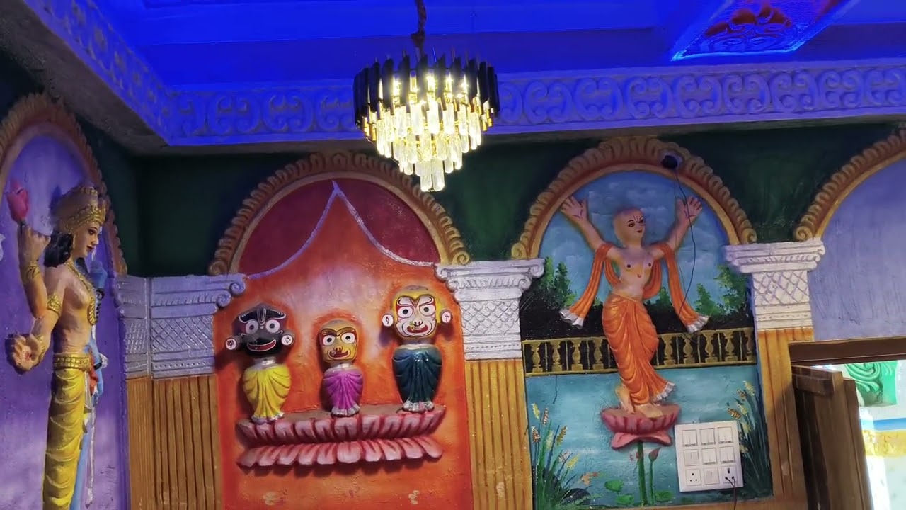 Dhumabhata Jagannath Mandir led light jhumar 