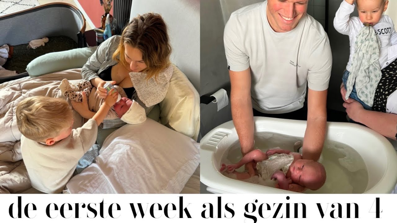 DE EERSTE WEEK MET DE BABY | KRAAMWEEK🍼👨&zwj;👩&zwj;👦&zwj;👦🤍
