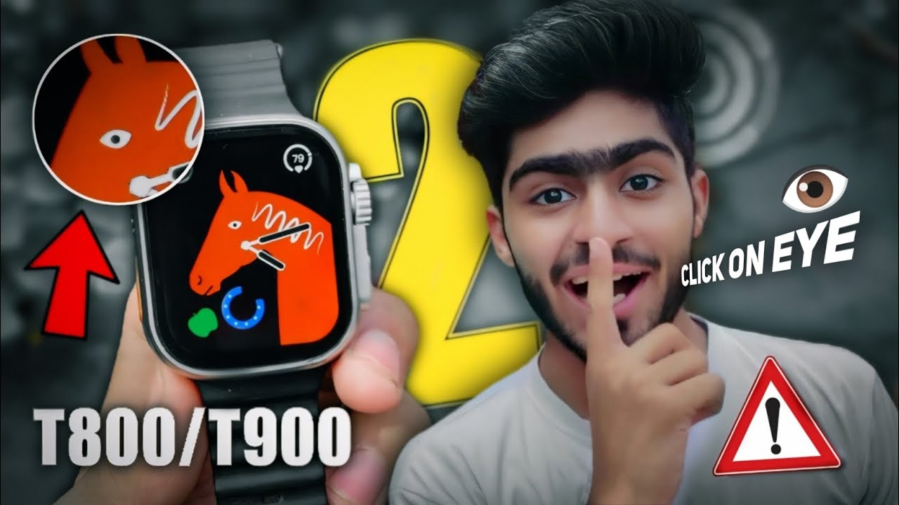 TOP 2 NEW Hidden Features Of T800/T900 Ultra Smart Watch 🤯💖 | Watch Face Secret Tricks 🤫👀 | You Look