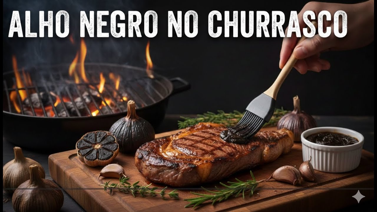 Alho Negro no Churrasco
