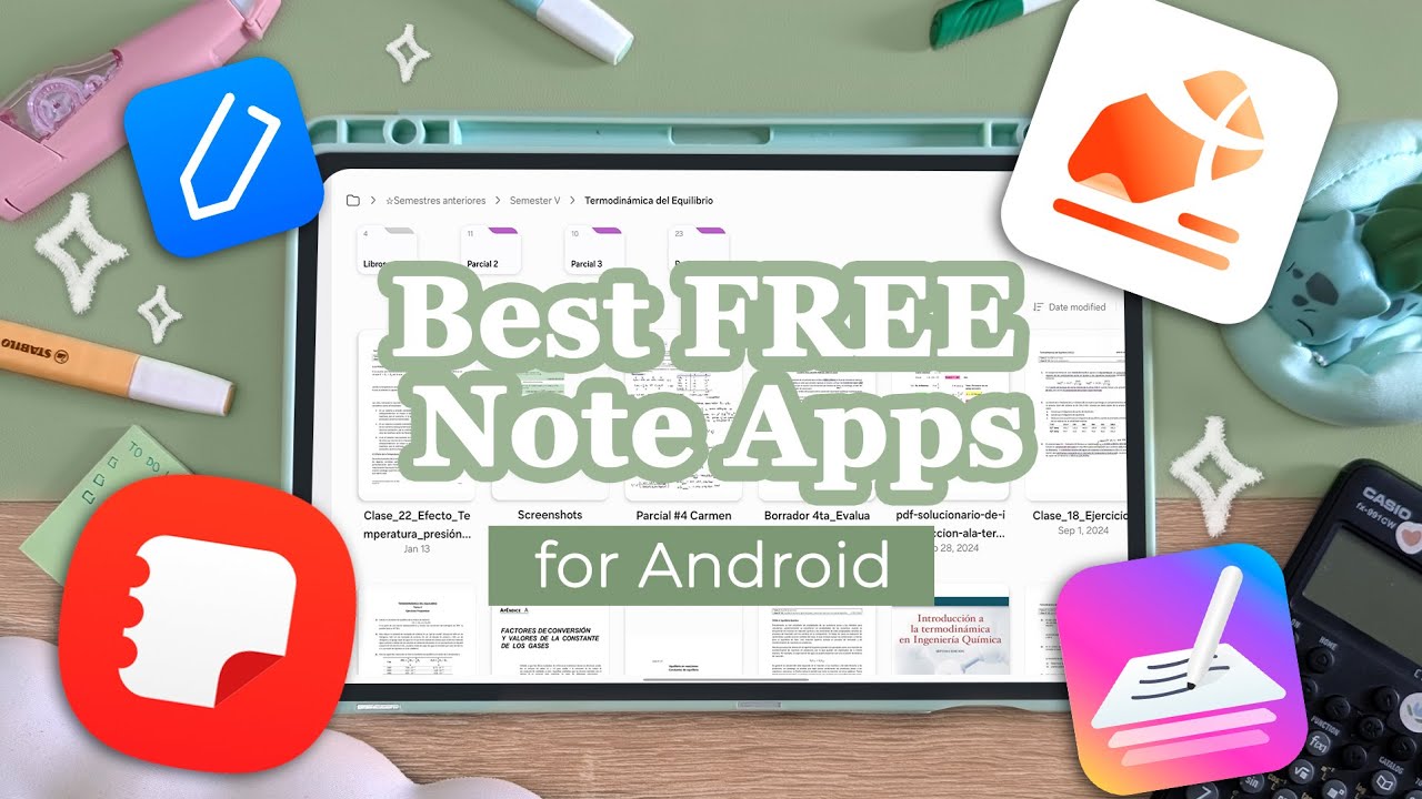 3 лучших БЕСПЛАТНЫХ приложения для создания заметок на Android ✍️ Отзыв студента ✨