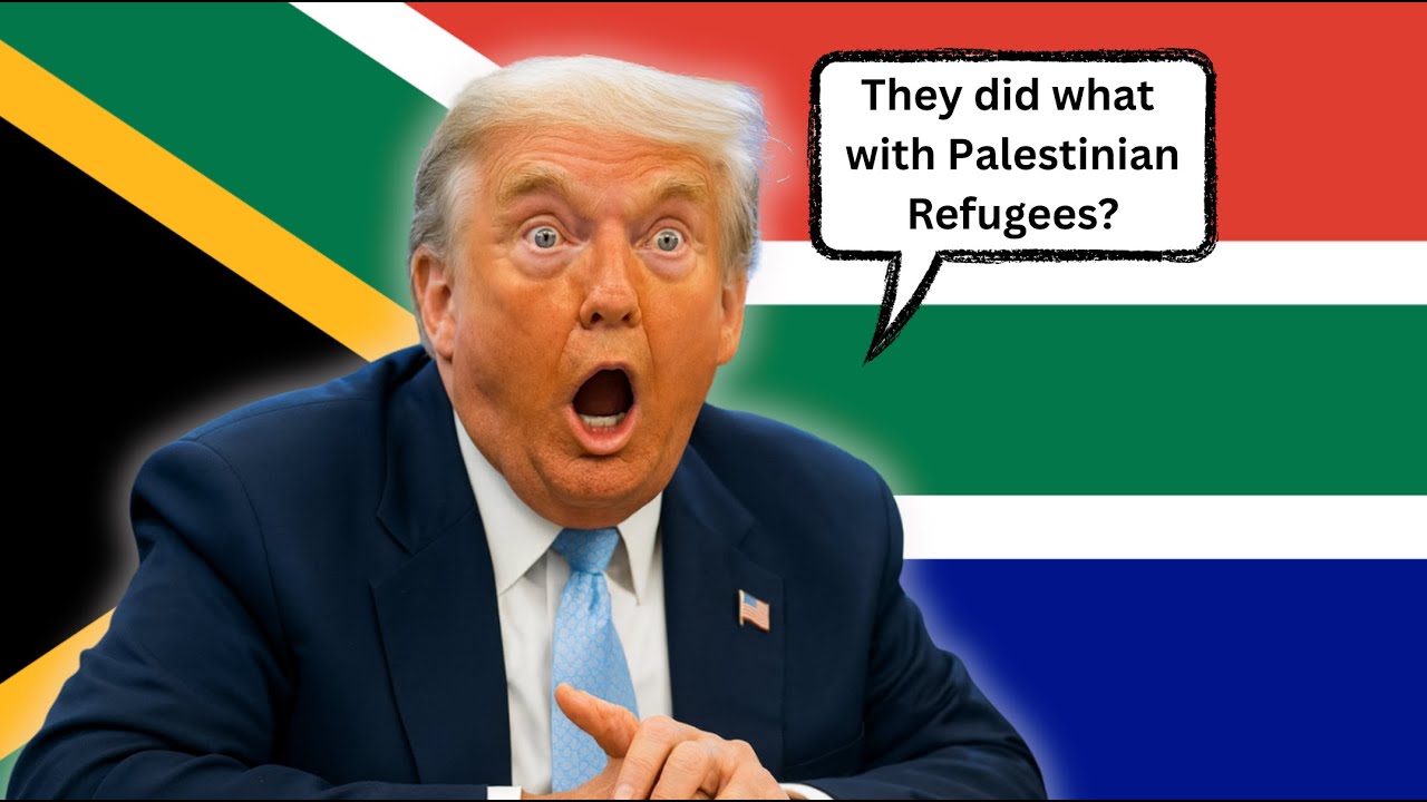 Trump questions South Africa's Palestinian Refugees | Did Israel or Mossad send the Refugees?