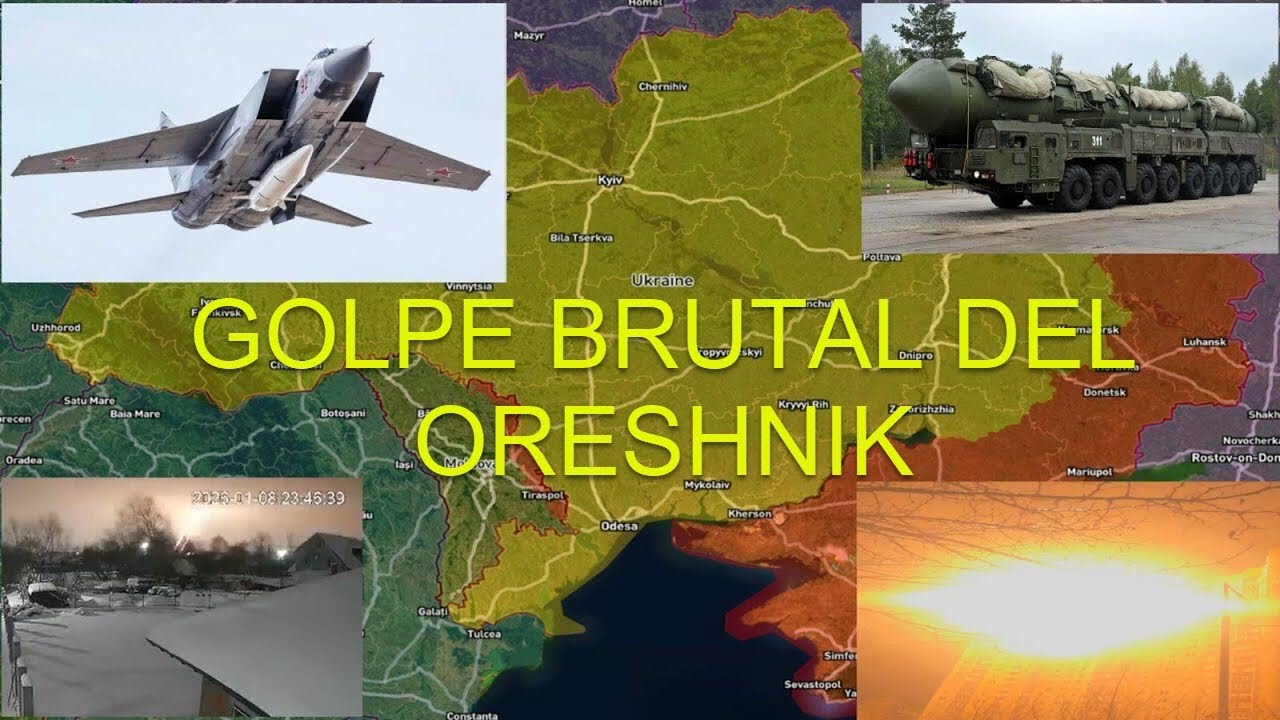 UCRANIA EN LLAMAS!! EL ORESHNIK Y UNA LLUVIA DE MISILES DAN UN GOLPE DEMOLEDOR EN UCRANIA!