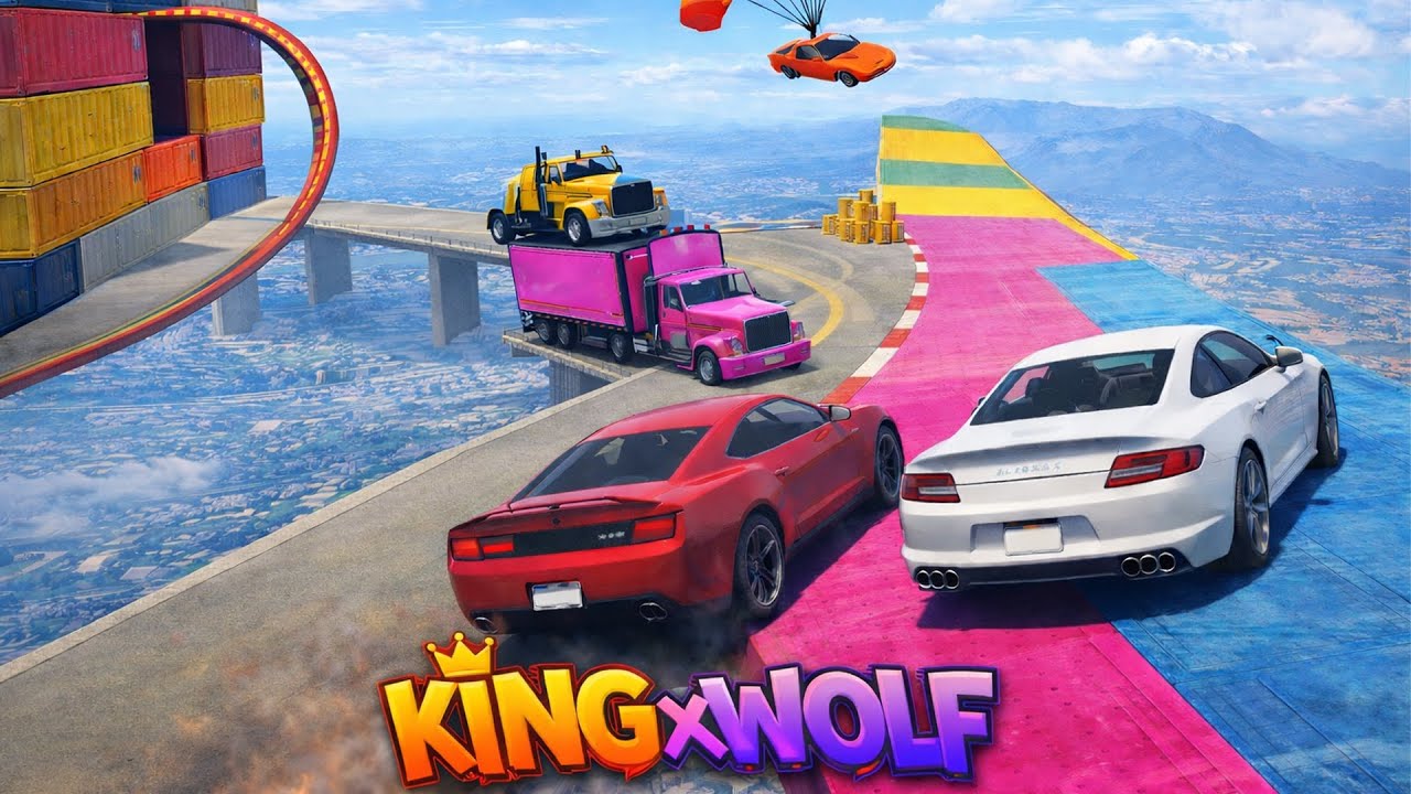 GTA 5 LIVE | Parkour Races 💀 | #shortfeed #shortslive