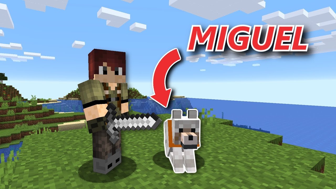 Minecraft pero MI AMIGO ES UN PERRO