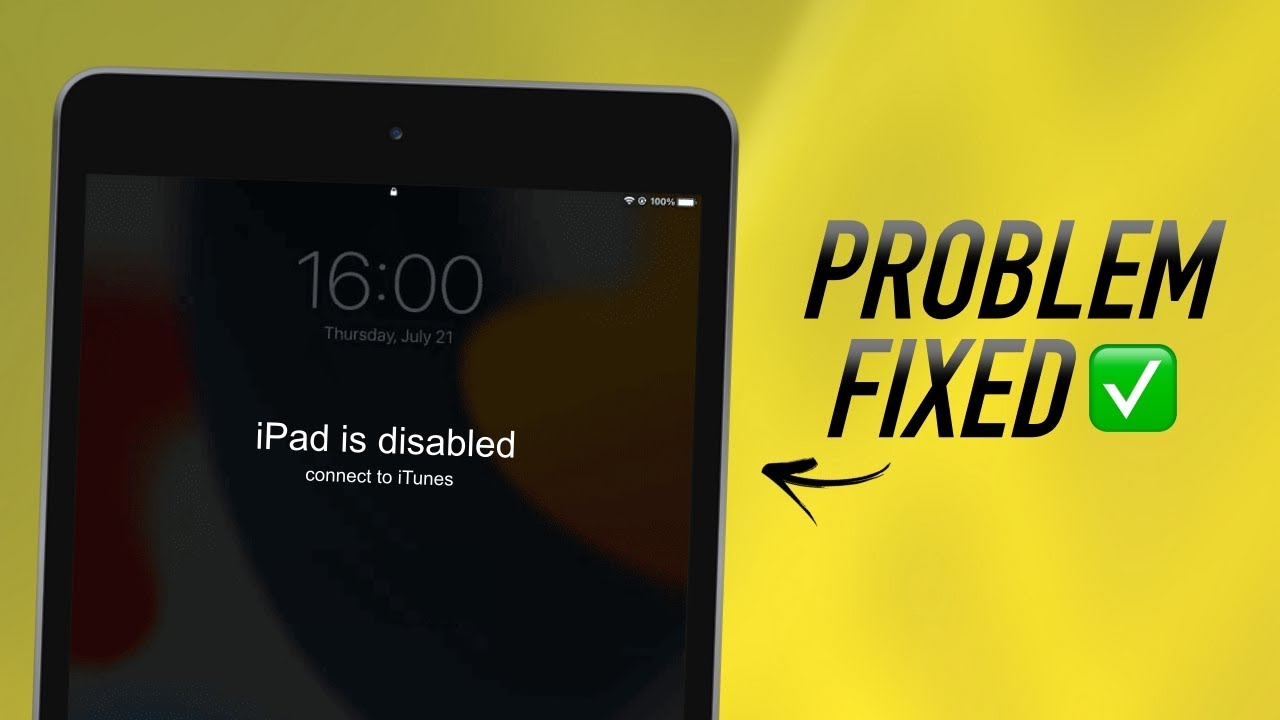 iPad is Disabled Connect To iTunes issue? Here&rsquo;s The Fix