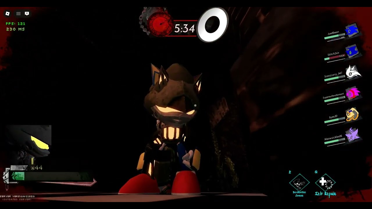 outcome memory's metal sonic clips