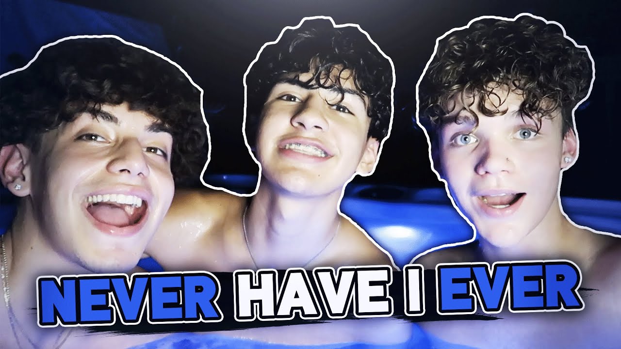 Never Have I Ever (Hot Tub Edition) с участием Марка Гомеса и Джулиана Барбозы