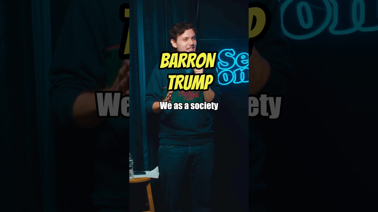 Barron Trump | Jonathan van Halem #jokes #politicalcomedy  #dailyshow