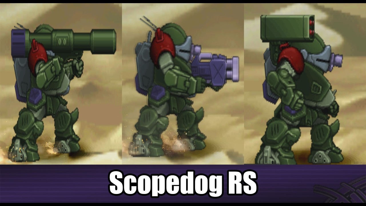 [ENG Sub]Super Robot Wars Z2 Hakai-hen - Scopedog RS Attacks  | スパロボZ2破界篇 - スコープドッグRS 全武装