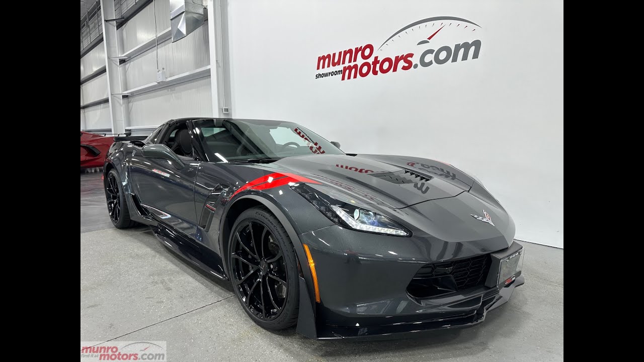 2017 SOLDSOLDSOLD Corvette Grand Sport 2LT Auto Coupe SuedeCompSeats WatkinsGlen Grey/Black 14235kms