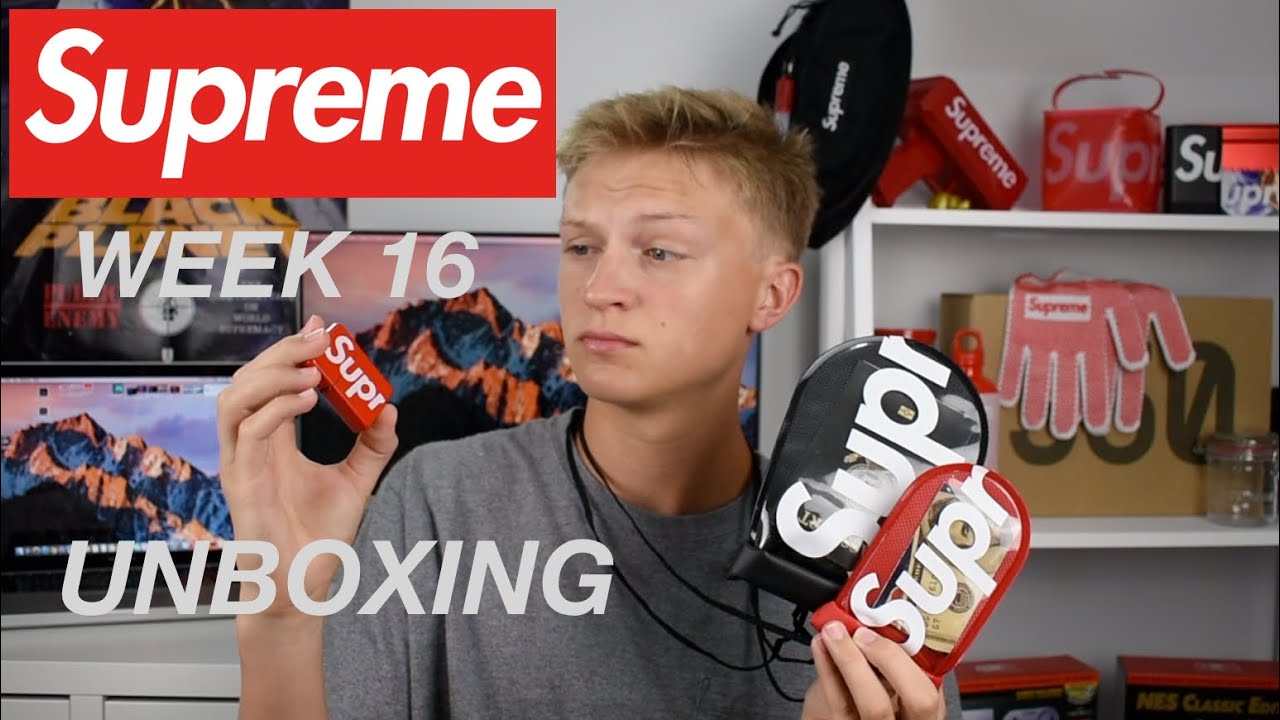 Supreme Week 16 Unboxing! Seal Line Pouches and Zippo!