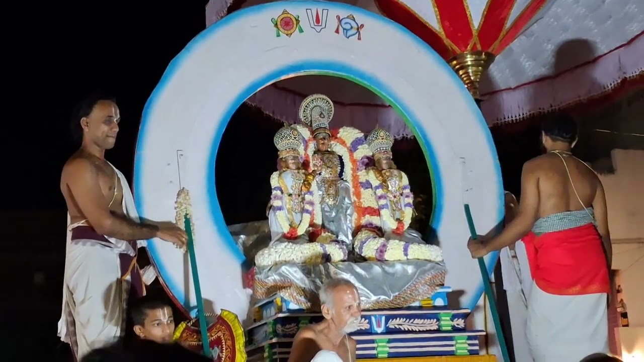 15.03.2026 ப்ரம்மோத்ஸவம் 4ம் நாள்  சந்திர ப்ரபை வாஹன காஞ்சி ஸ்ரீ சொ.வ.செ.ய.பெருமாள் சேவை. பால.கேசவன்