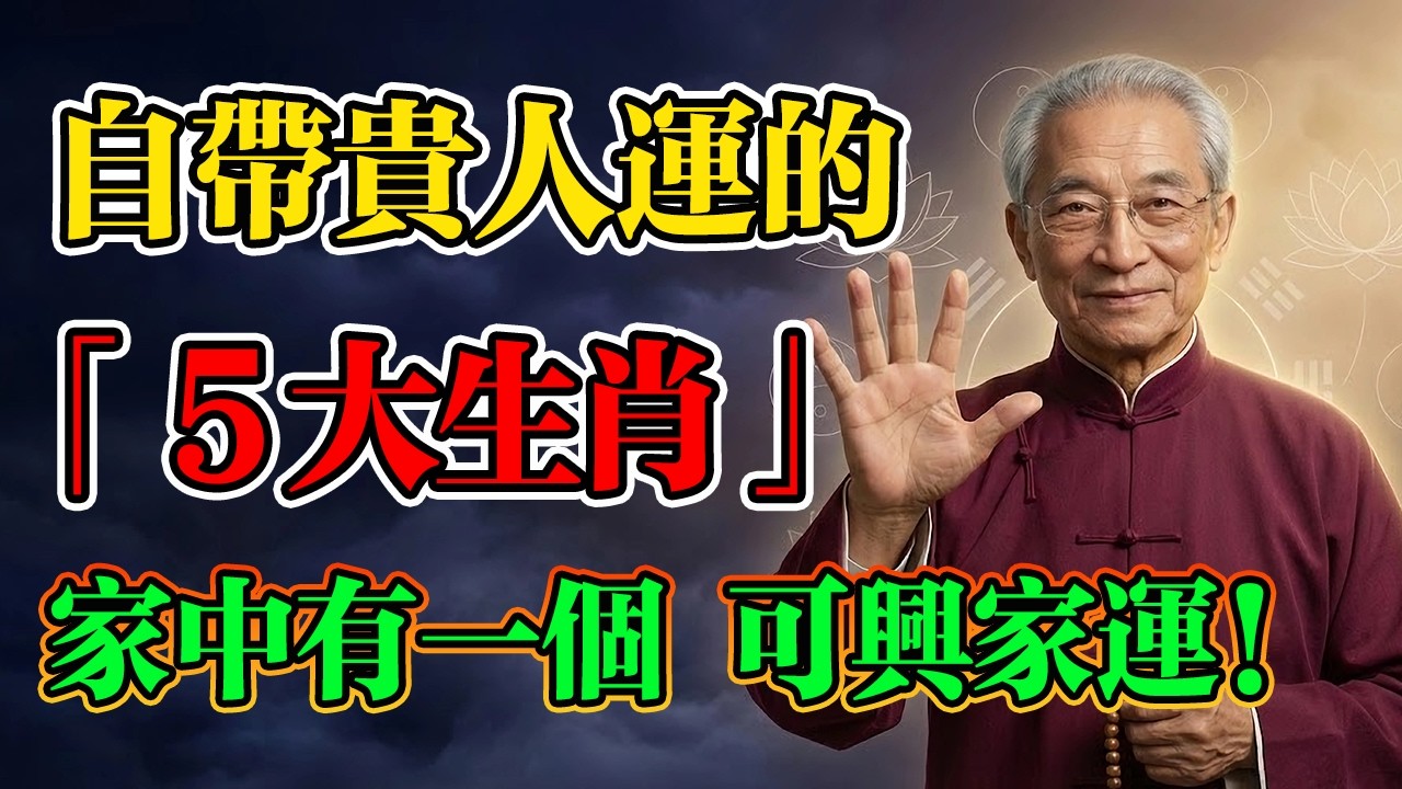 南懷瑾：人緣非常好的5個生肖，一生都有貴人相助！家裏若有一個，家運必迎來大翻盤！#南懷瑾 #佛學智慧 #改變命運 #因果業力 #十二生肖貴人 #佛法 #佛學 #十二生肖 #生肖龍 #生肖馬 #生肖雞
