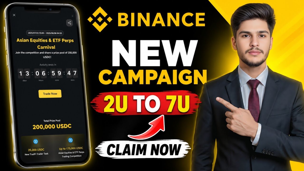 Binance New Trading Volume Campaign | Get 2U to 7U Reward