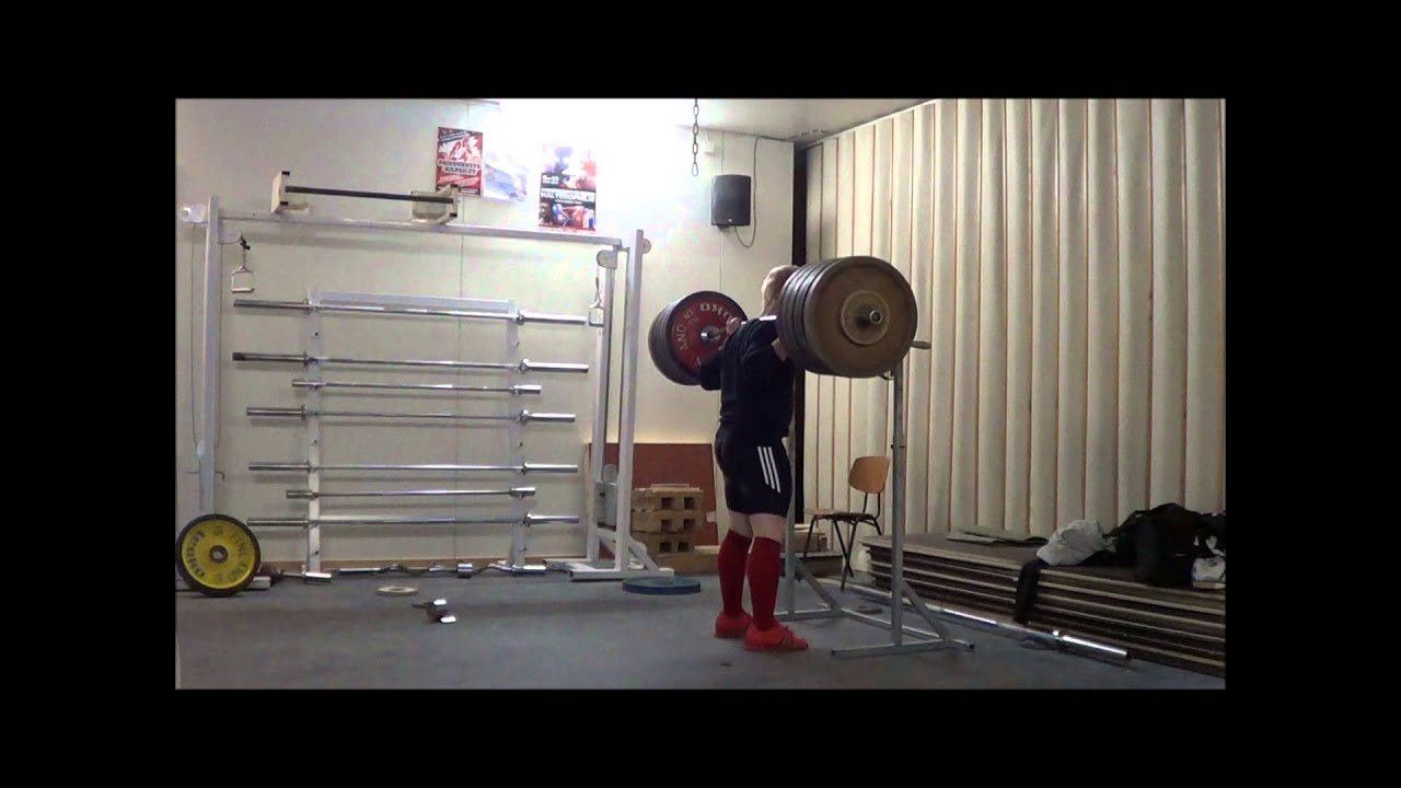 Brutal Back squat training 30.1.13 Milko Tokola