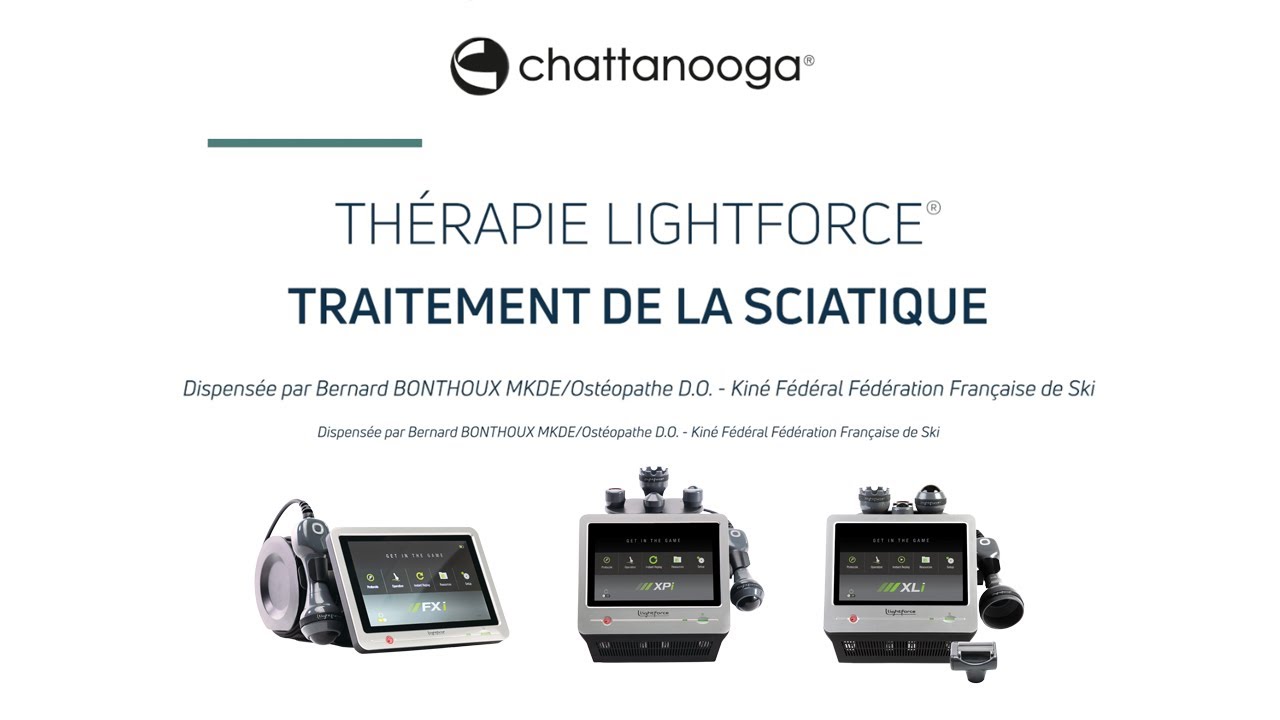 Formation - Traitement de la sciatique avec la Thérapie LightForce® Chattanooga®