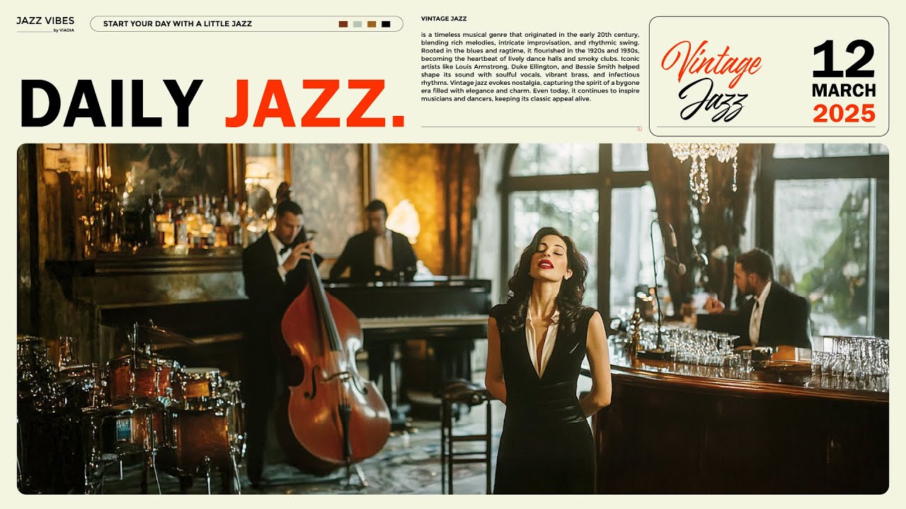 Vintage Jazz Music | Smooth & Relaxing Jazz Vibes