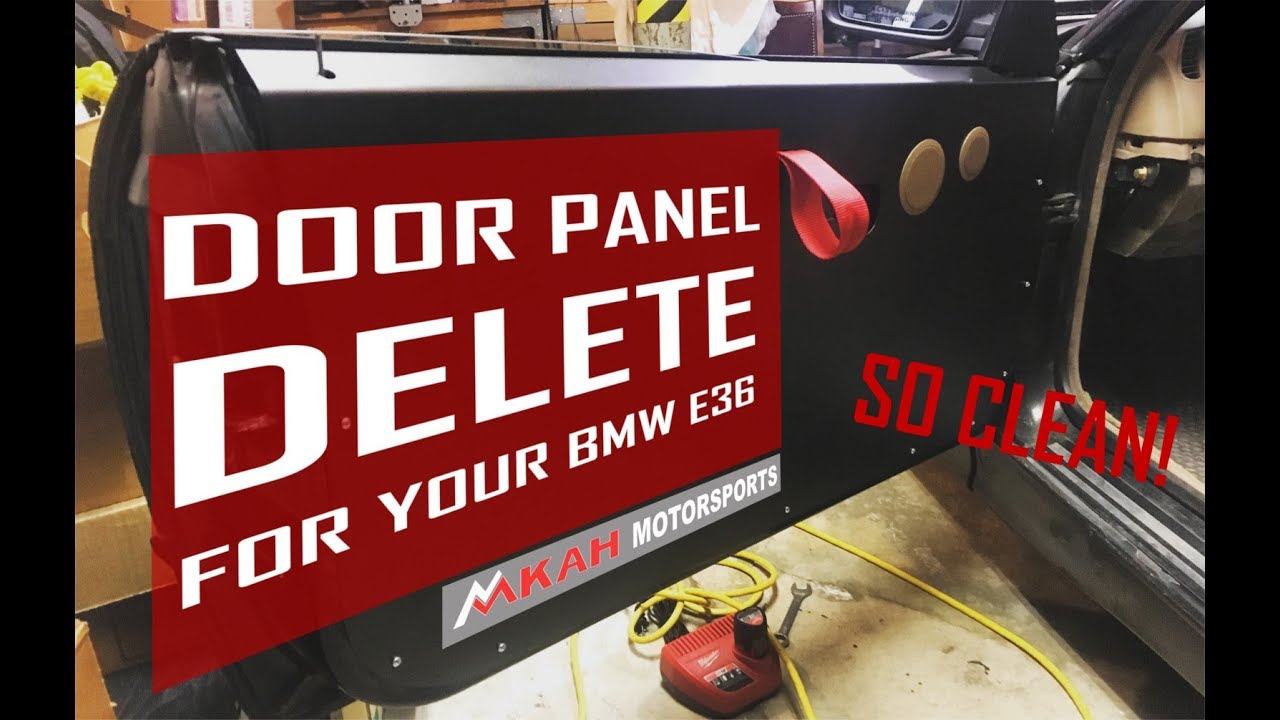 How to: BMW E36 Aftermarket Door Panel Installation [MKAH Motorsports Door Panels]