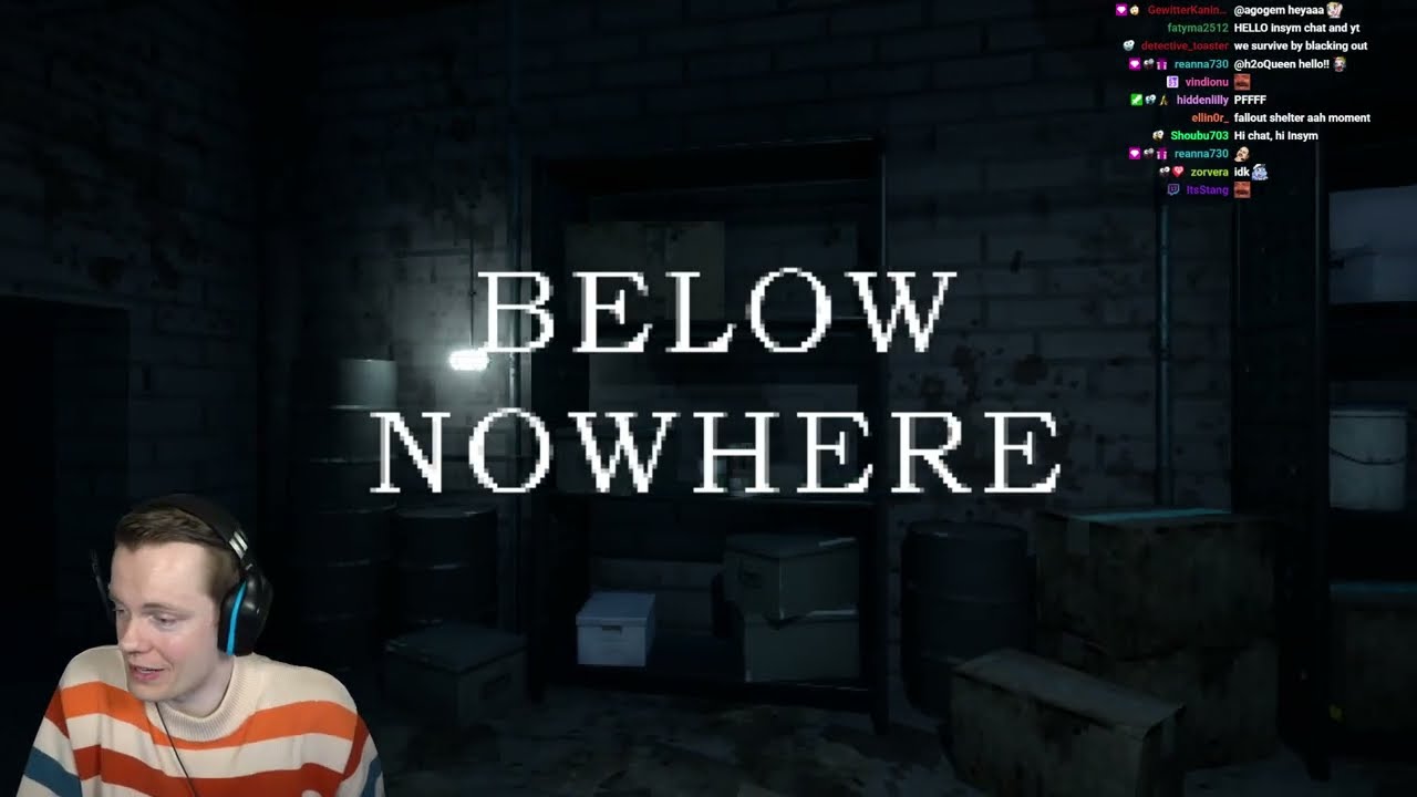 Insym Tries to Escape a Spooky Basement (Below Nowhere & More) - Livestream from 21/5/2025
