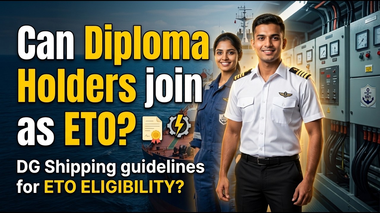 Can Diploma Holders Join as ETO in Merchant Navy? ETO Eligibility Merchant Navy #merchantnavy #ETO
