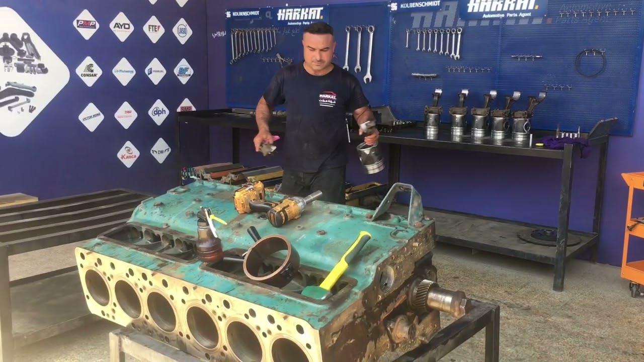 تعمير وشرح عن محرك سكانيا 12.5 رايمر مع وسام🎖️الفيتر 🇮🇶 مشاهدة ممتعة وشكرا لكم 💐🛠️⚙️🪛🔨🔩🔧👌🎥💝 part 1 ✅