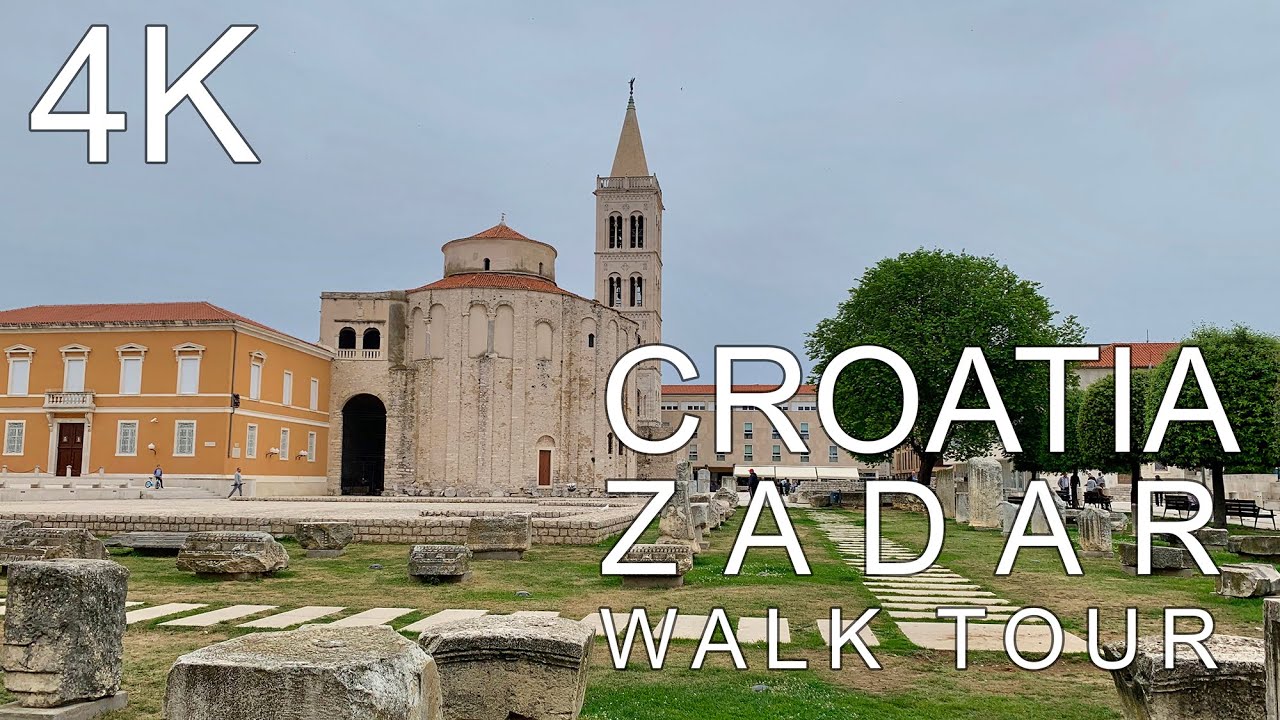 Walking | Zadar Croatia walk tour 4K