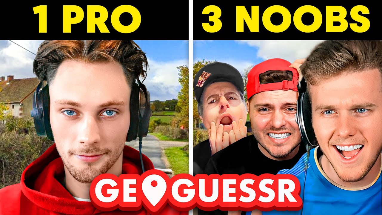 Can 3 Noobs Beat 1 GeoGuessr Pro?