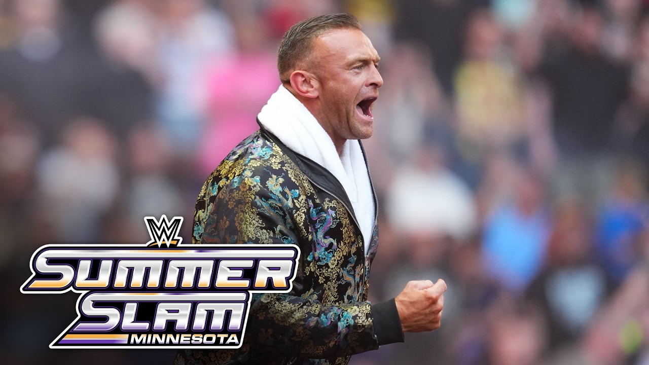 Nick Aldis uses Oasis for epic first WWE entrance: SummerSlam 2026 highlights