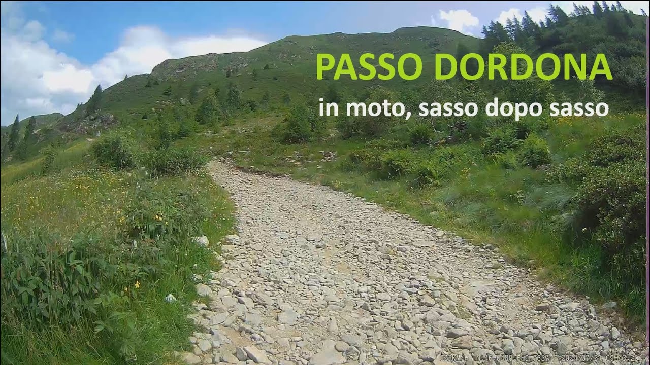 Passo DORDONA in moto, sasso dopo sasso..
