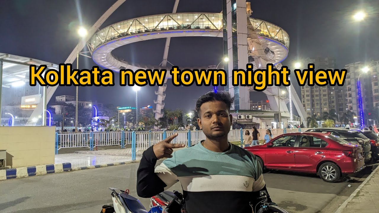 Kolkata new town night rode views