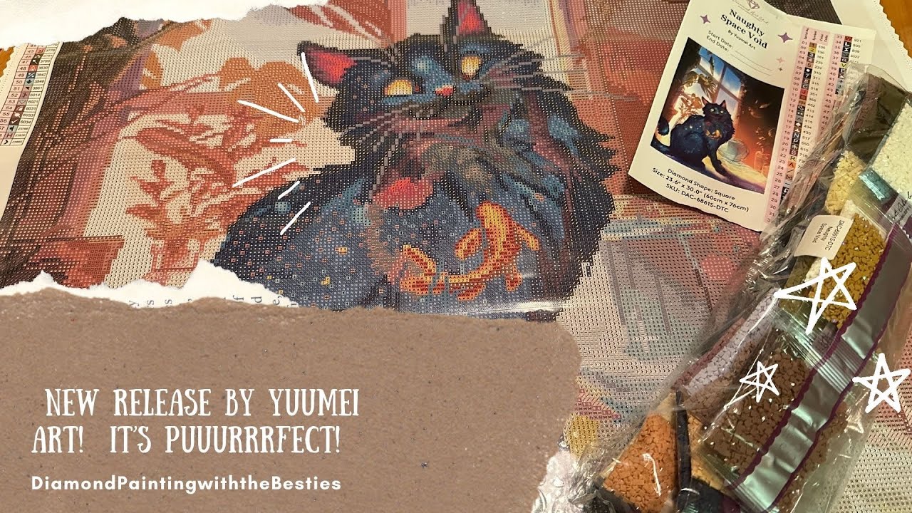 Распаковка Diamond Art Club! Космическая пустота! В НАЛИЧИИ!