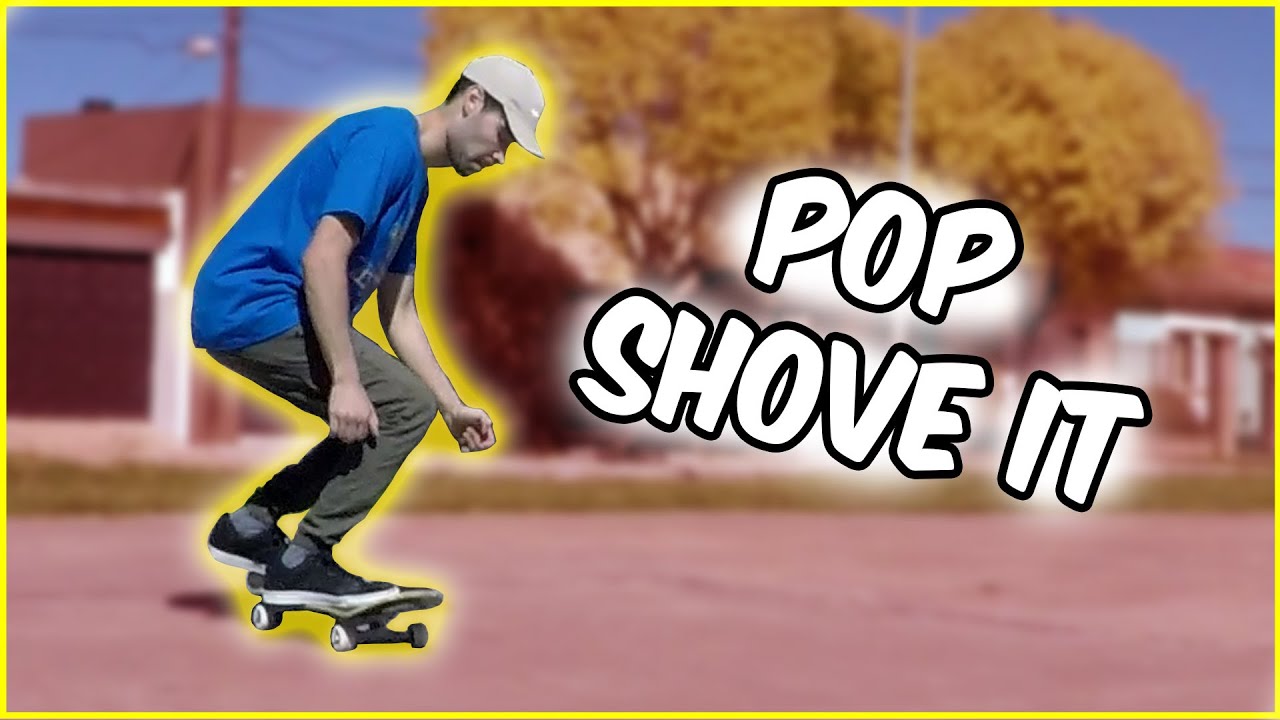 Como hacer el POP SHOVE IT en SKATE | Para Principiantes