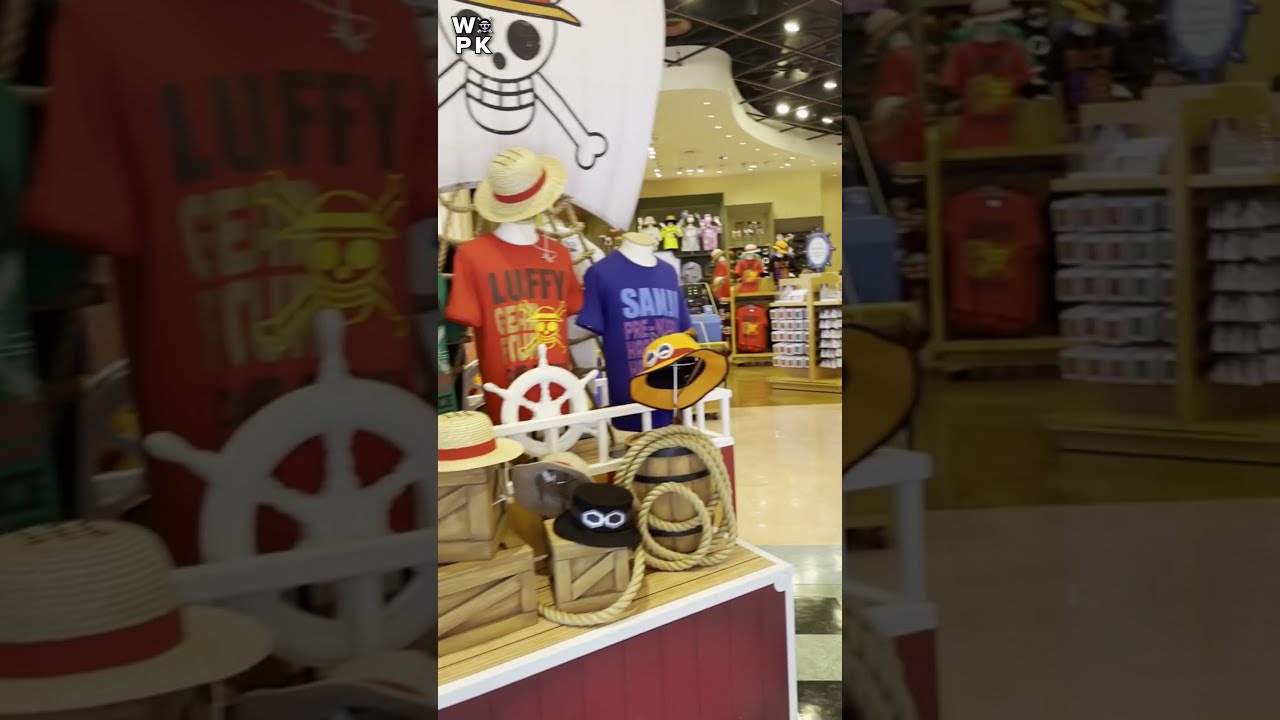 Universal studios Japan, ONE PIECE merchandise store!