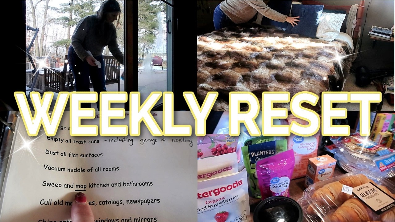 I've been doing this WEEKLY RESET for 25 years + Walmart Grocery Haul