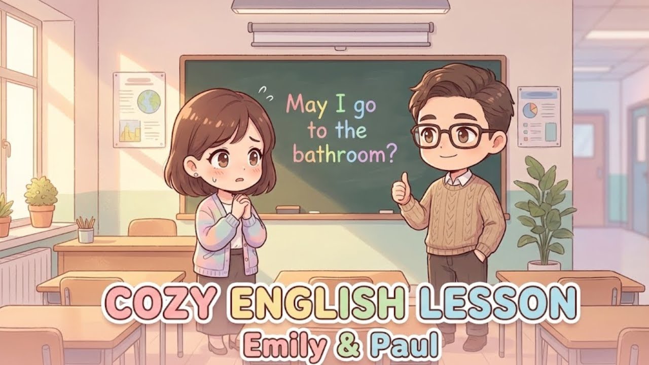 How to Speak English in Classroom | Ask for Bathroom, Water & Help | Easy English for Students