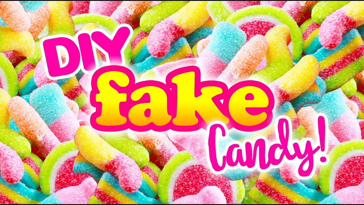 DIY FAKE Clay SOUR CANDY! - SUPER Easy DY