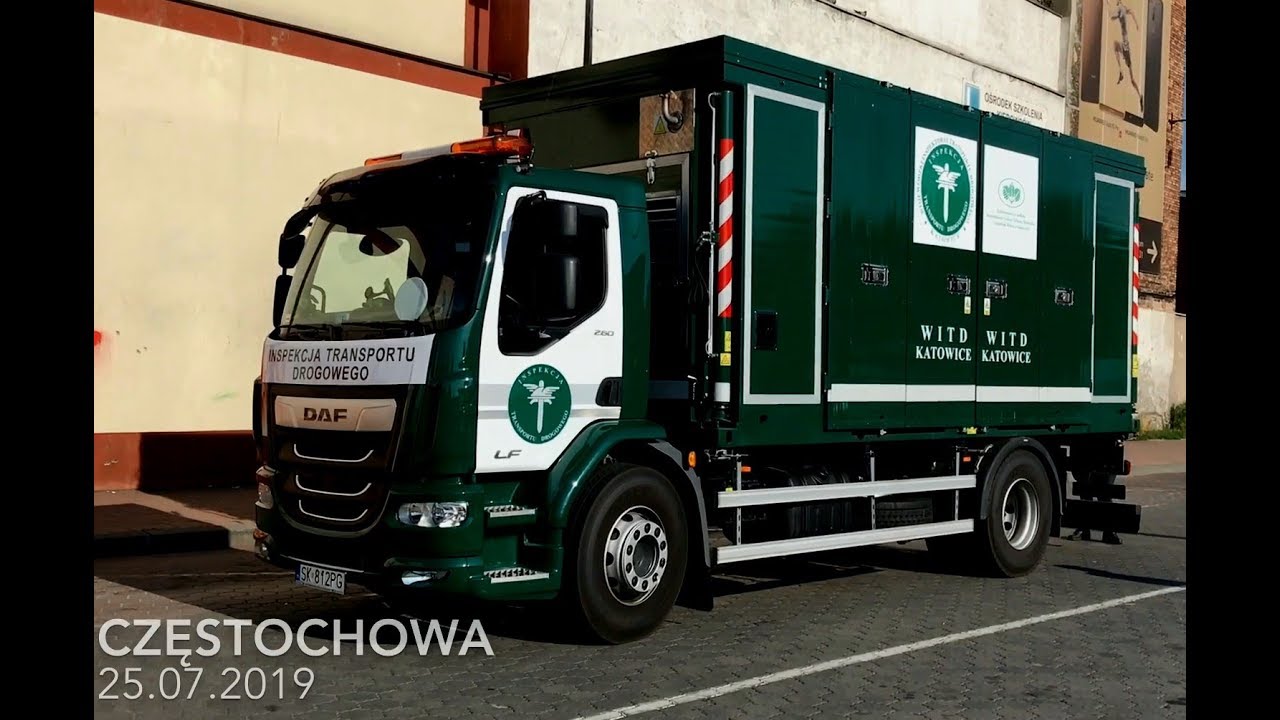 WITD Katowice - Częstochowa ważenie autobusów MLD