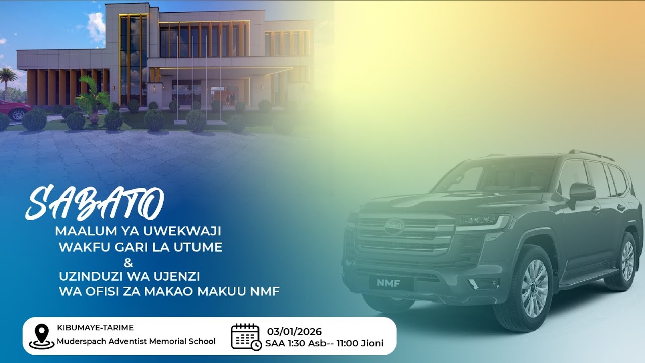 🔴#LIVE : UZINDUZI WA UJENZI NA KUWEKA WAKFU GARI LA UTUME NORTH MARA FIELD
