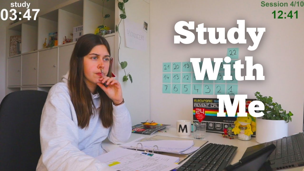 LIVE 12 HOURS Study With Me (60 min study + 10 min break)  pt2