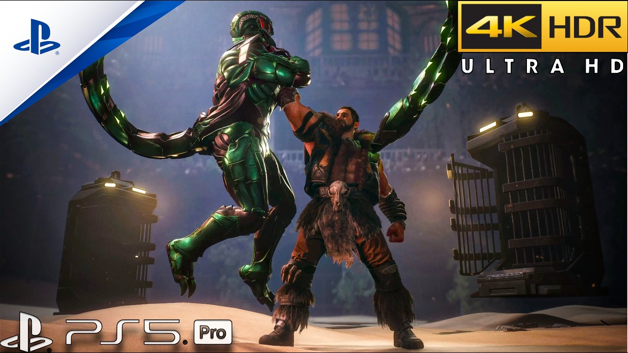 SPIDERMAN Explores KRAVEN'S Lab | 4K HDR Ultra Realistic Graphics